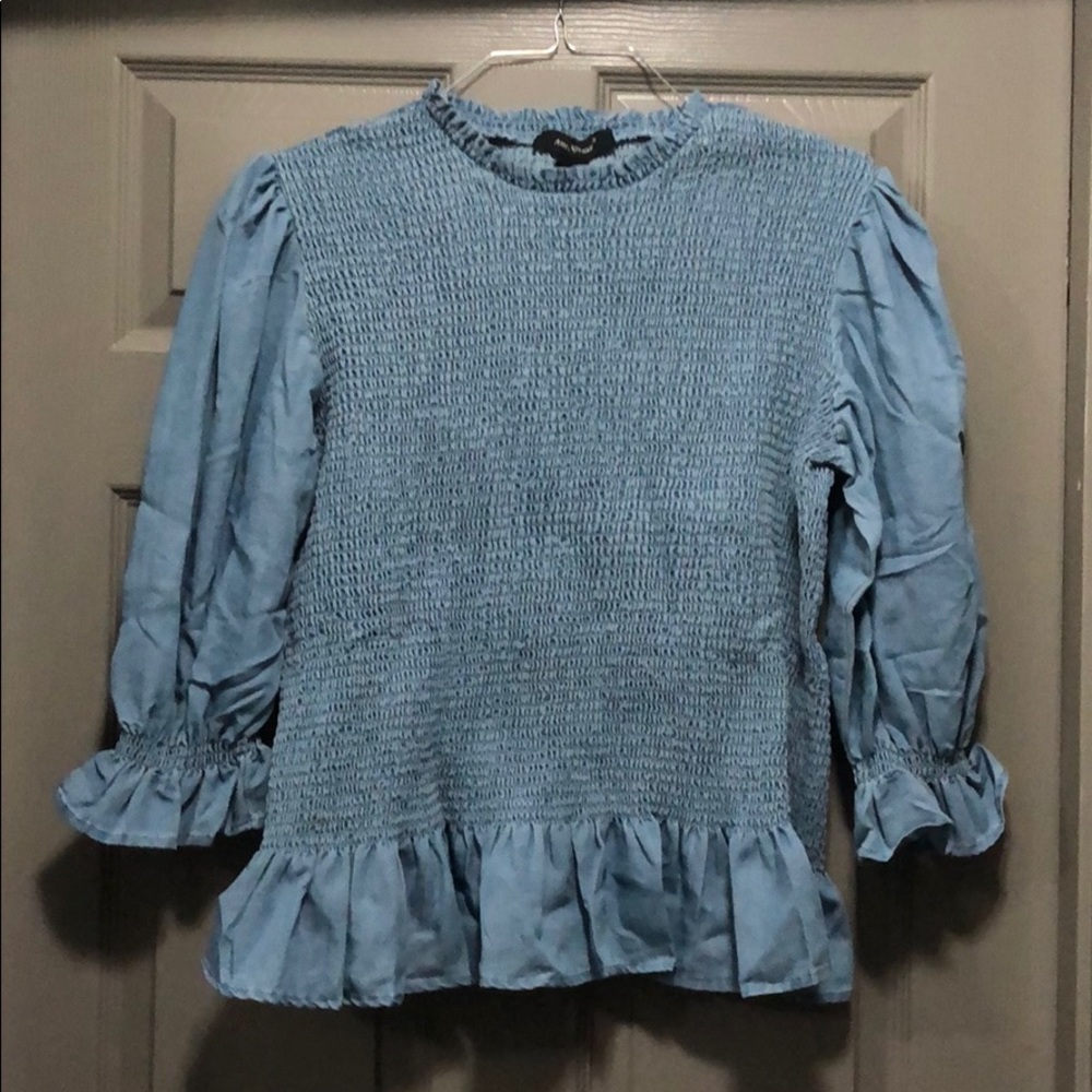 Brand New Ashley Stewart Jean Blouse